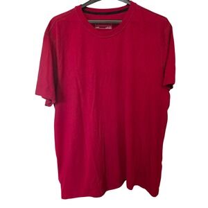 Eddie Bauer Lounge Mens XXL Red Short Sleeve Crew Neck T-Shirt